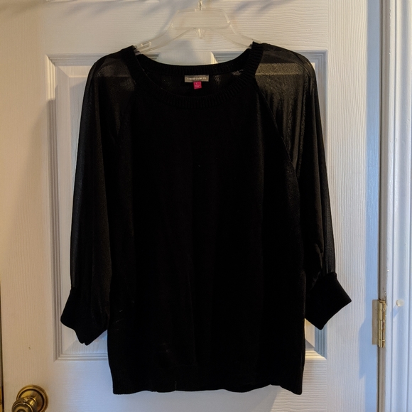 vince camuto ballie crewneck pullover